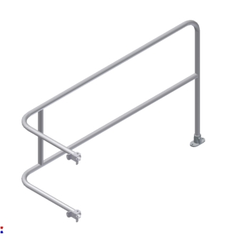 L safety handrail