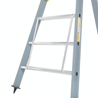 Picking ladder with opening protection