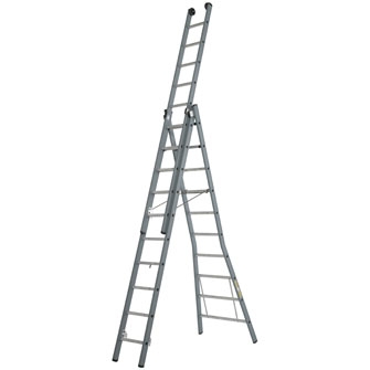 Threefold push-up combination ladder